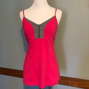 Lululemon Pink Strappy Tank Size 8